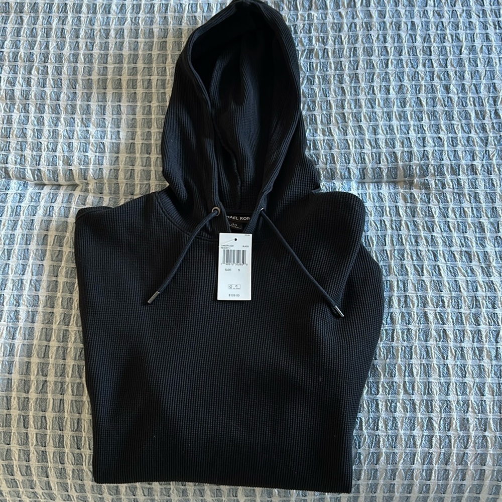 Michael Kors  blacker thermal men’s pullover . NWT . Small